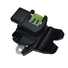 YCT trunk lock actuator close-up showing part number 81230A7030