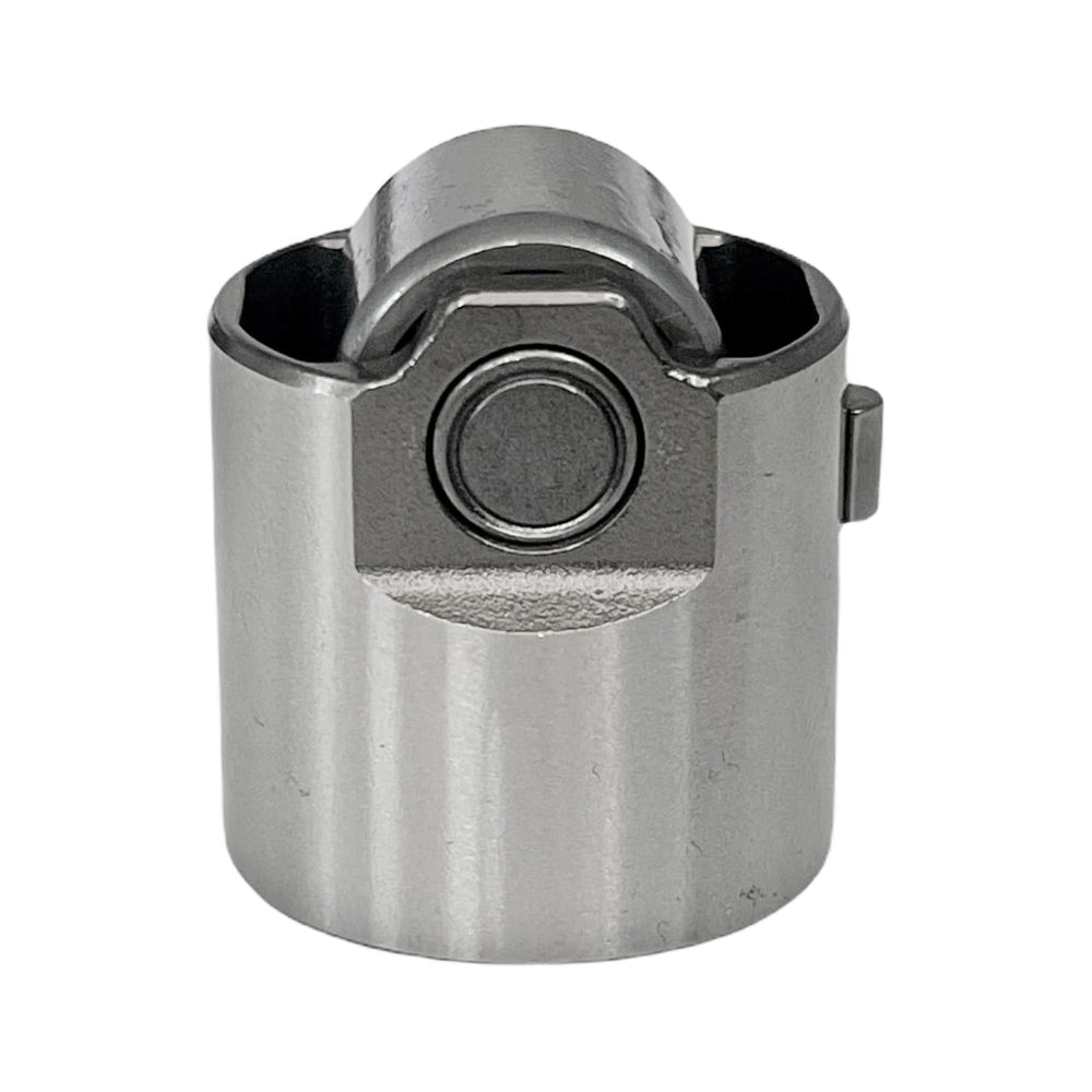 YCUPONE cam follower closeup reveals durable material and machining for consistency.
