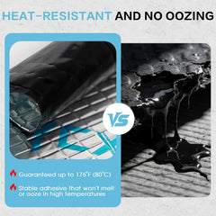 YCXCMAT trunk-soundproofing mat reduces exhaust drone and panel resonance.