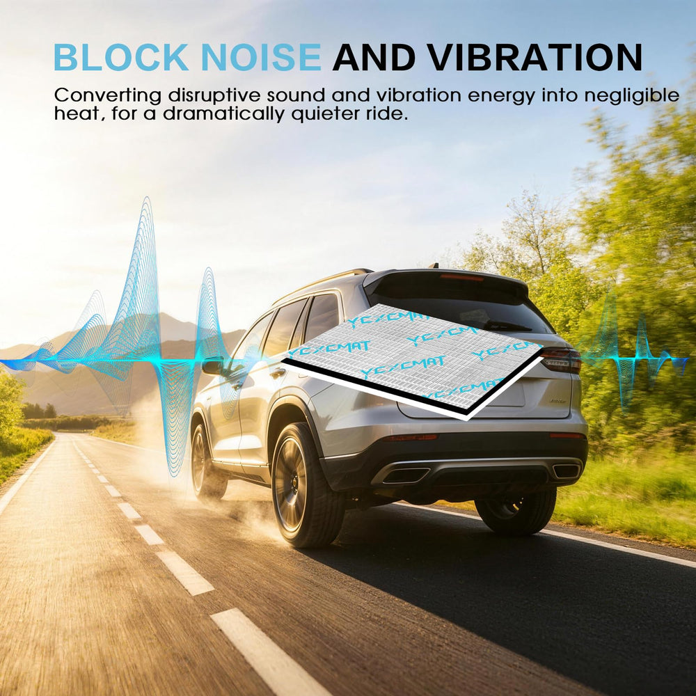 YCXCMAT DIY-friendly insulation for professional-grade car comfort.
