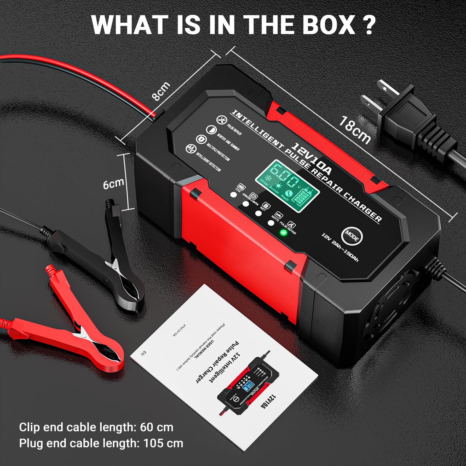 YDBAO automatic charging process image conveys hands-off convenience.