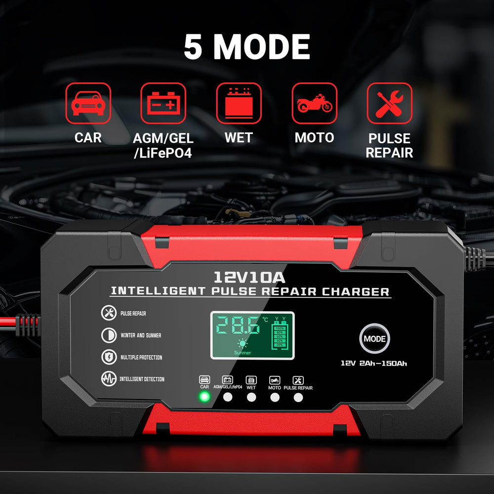 YDBAO pulse repair image shows sulfation reversal for older batteries.