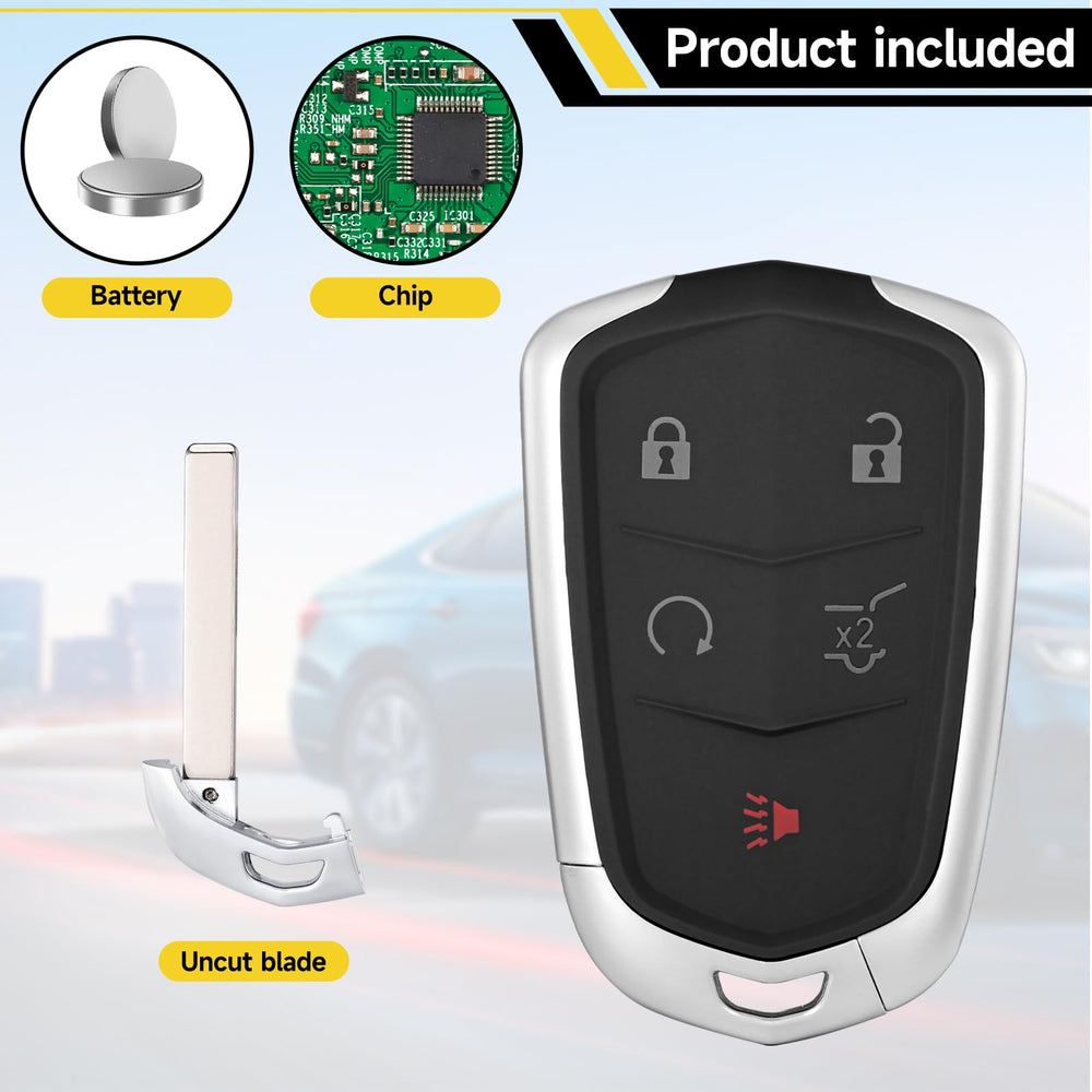YDTHTLAH key fob packaging with compatibility tag for quick verification.