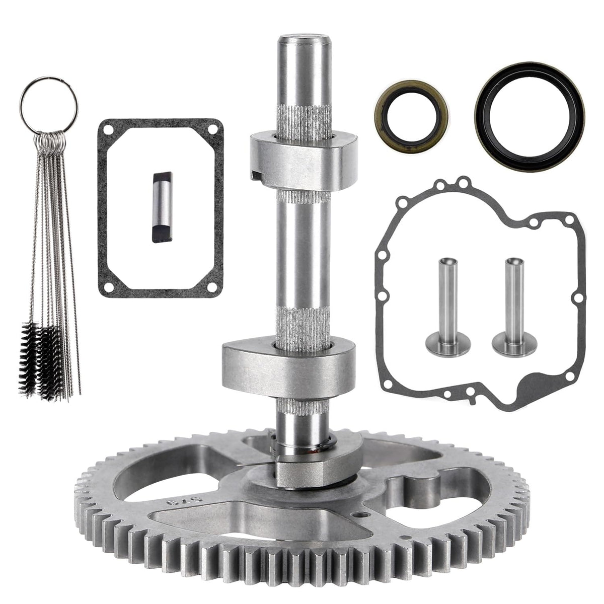 YDO camshaft kit front view, reliable replacement for compatible lawn tractors.