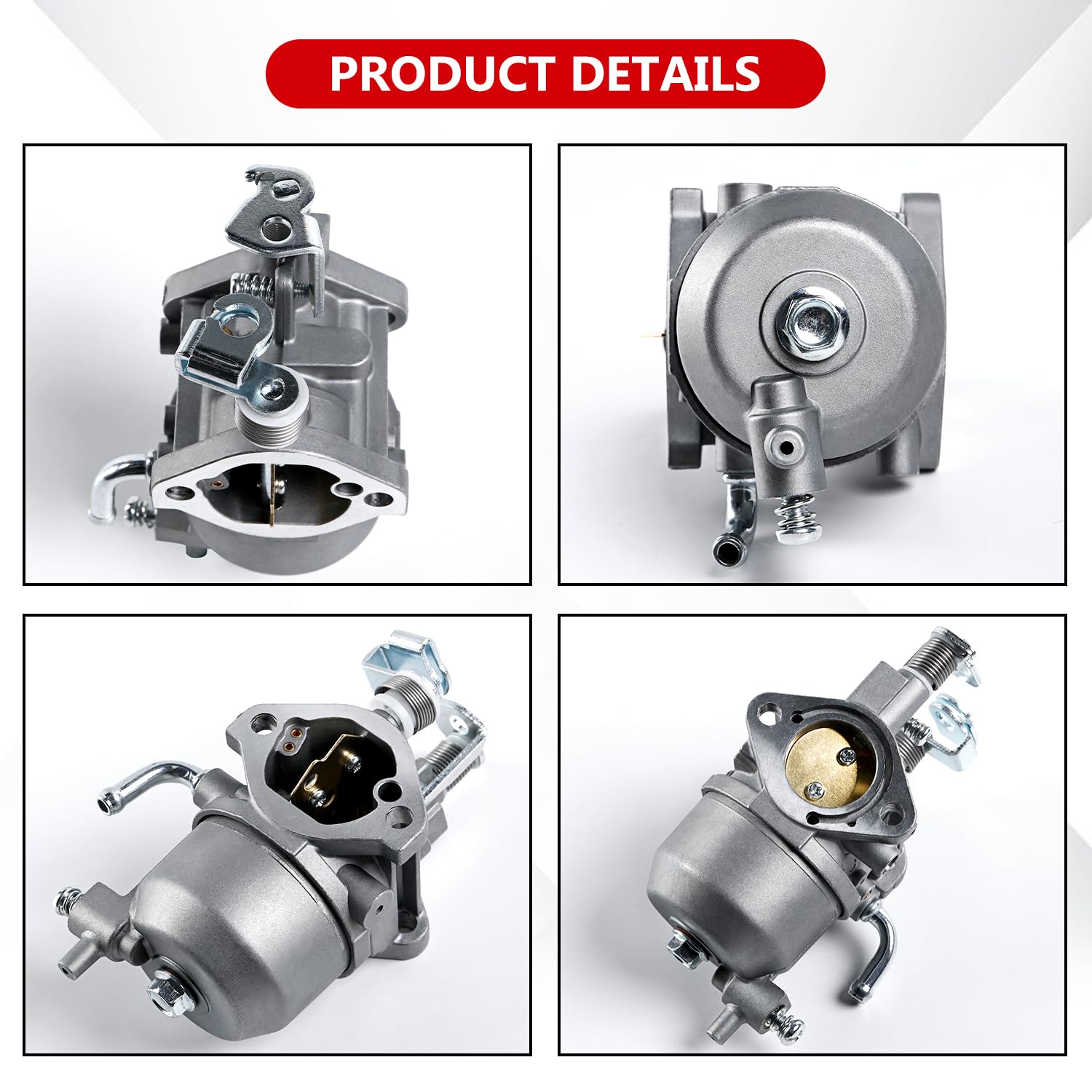 YDO carburetor engine bay shot enables straightforward install and secure mounting.