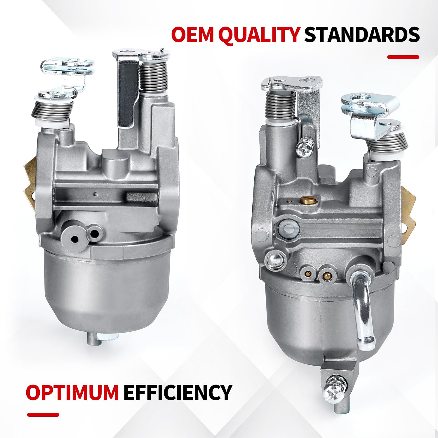 YDO carburetor closeup demonstrates durable construction for long-term use.