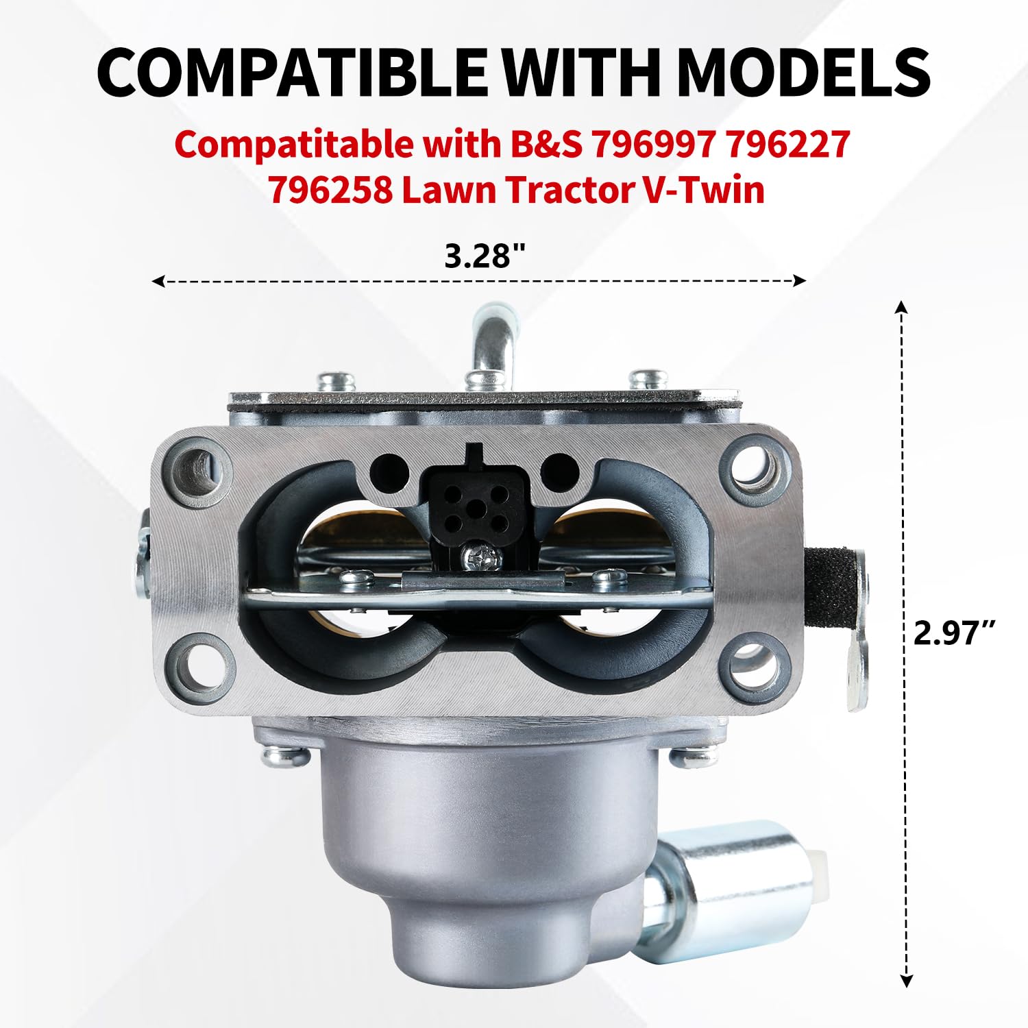 Durable YDO carburetor designed to withstand demanding lawn care tasks.