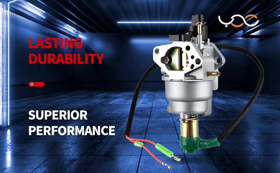YDO carburetor in use on a generator highlights ready-to-run setup
