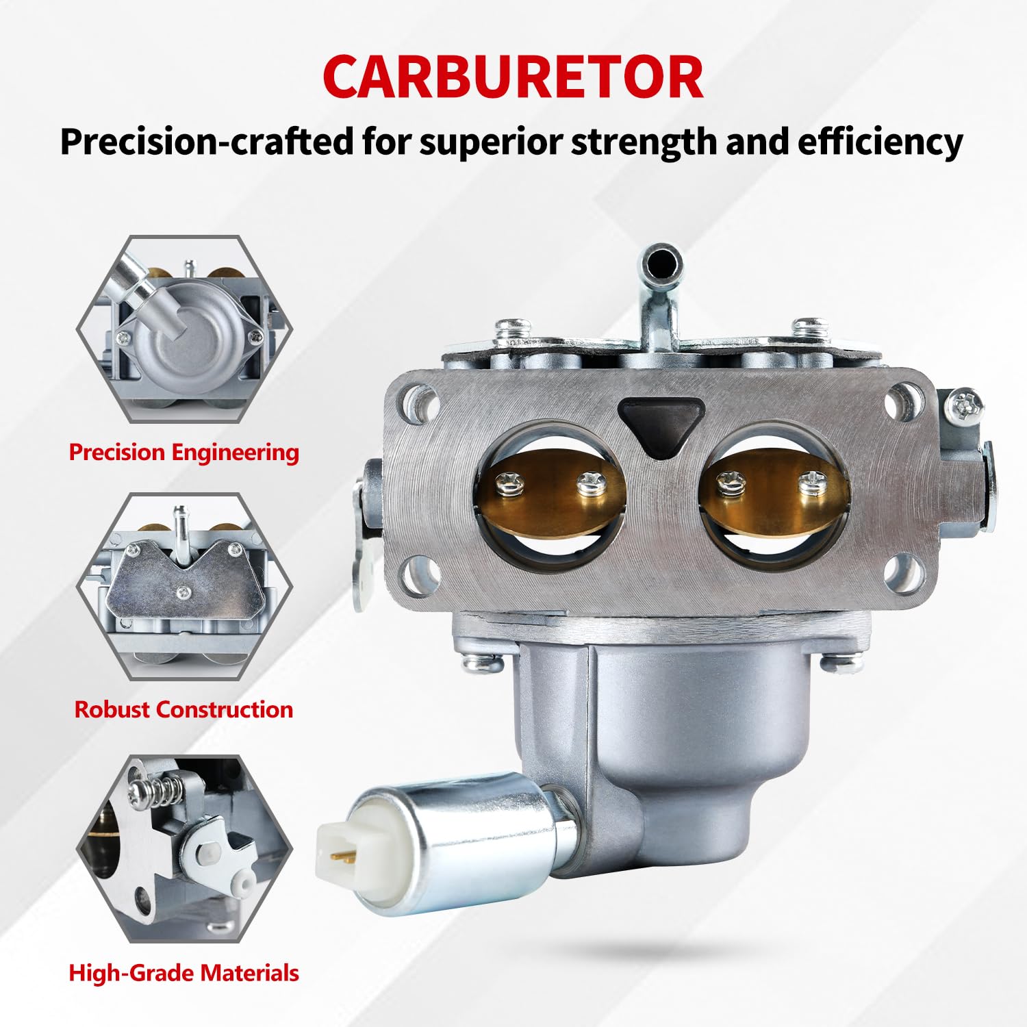 YDO carburetor compatible with multiple Briggs & Stratton models for steady performance.
