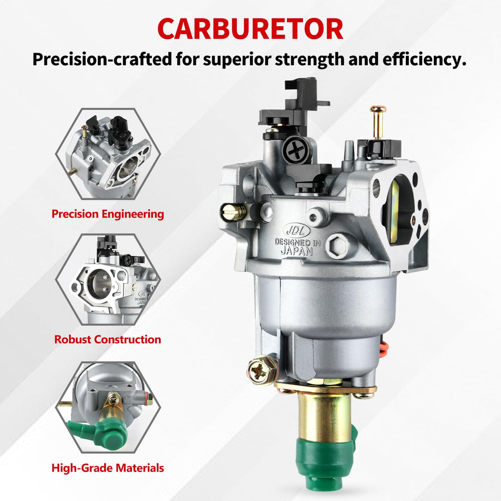 YDO carburetor compatibility chart highlights broad generator support