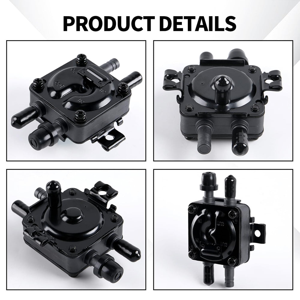 YDO installation-ready fuel pump designed for straightforward mower swaps