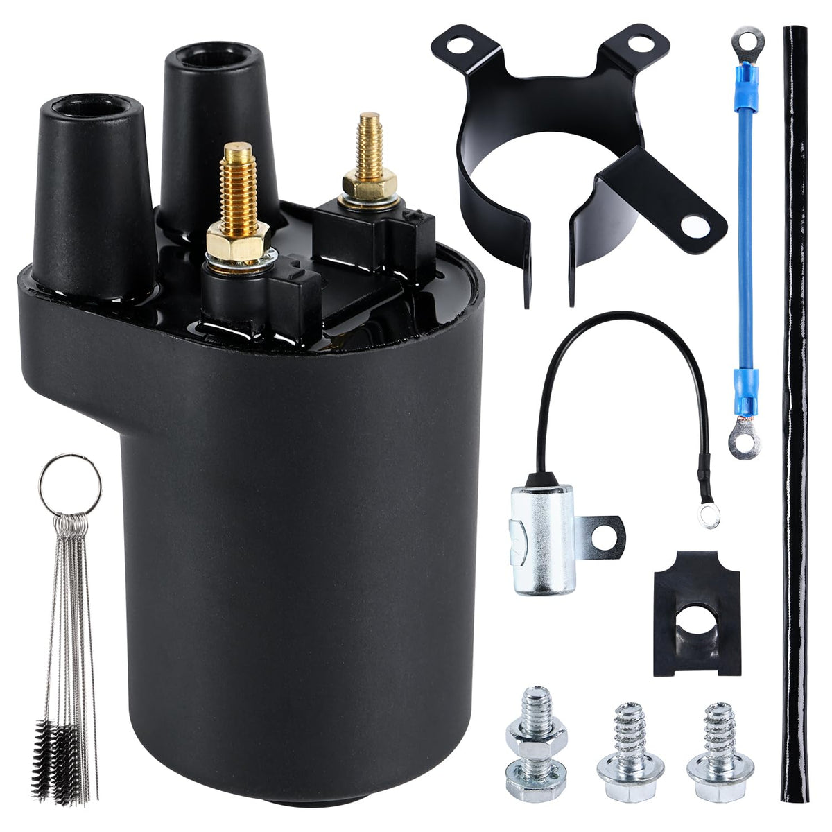 YDO ignition coil for Onan P218G, coil body detail supports reliable starts