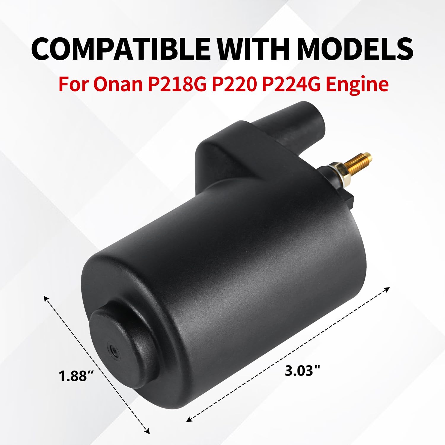 YDO ignition coil shows core insulation for durability and heat resistance