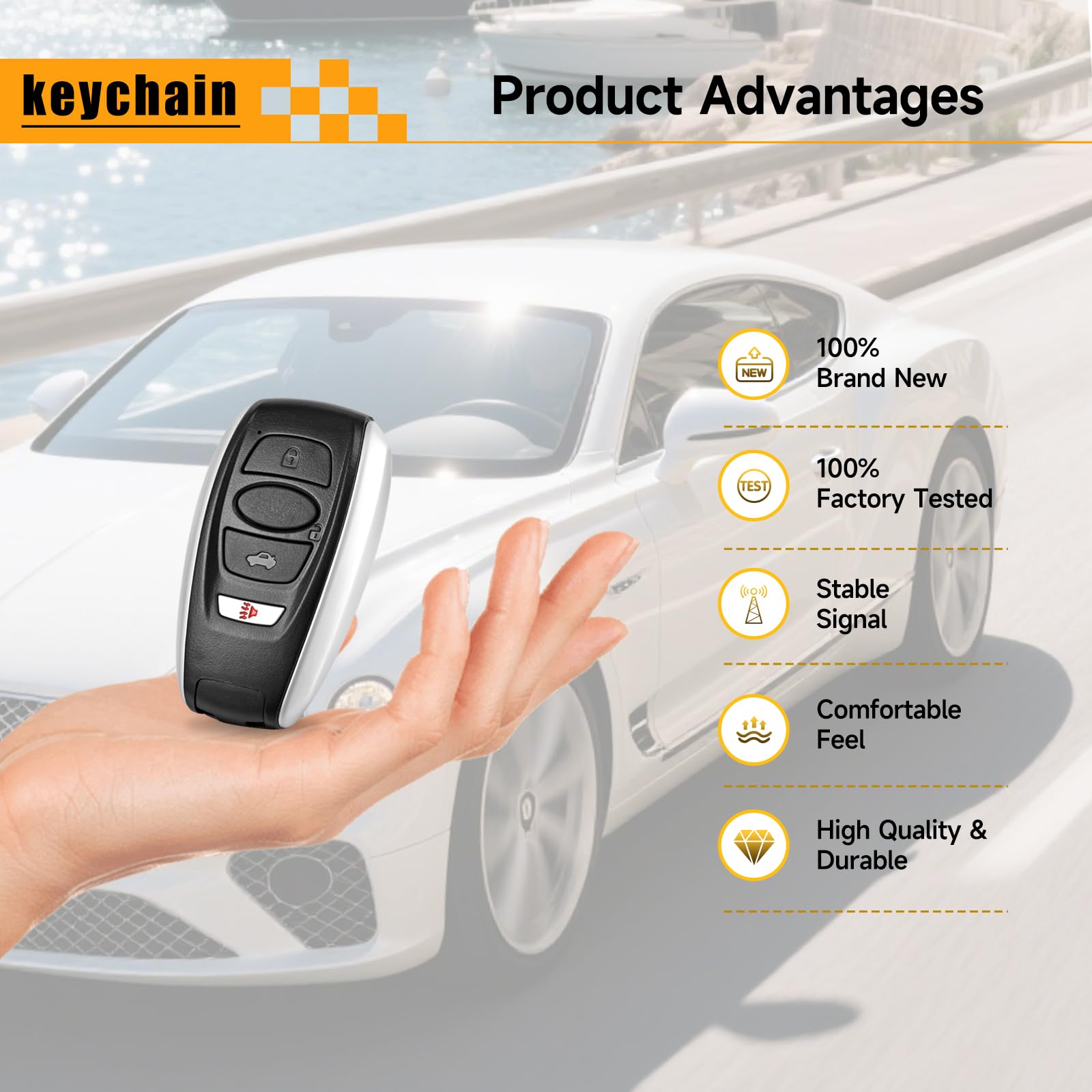 YDTHTLAH remote entry 315MHz 4D compatible fob for Subaru models