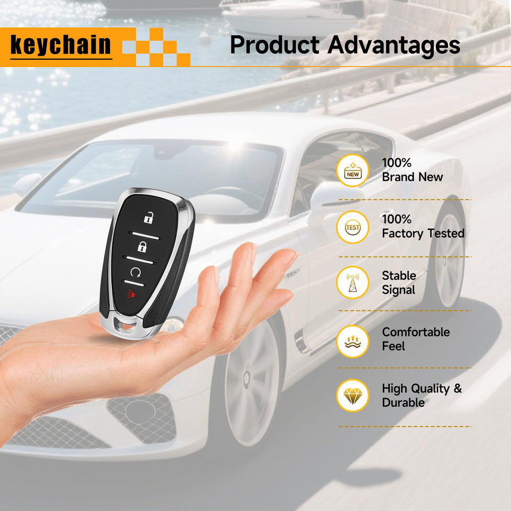 YDTHTLAH preinstalled battery key fob close-up.