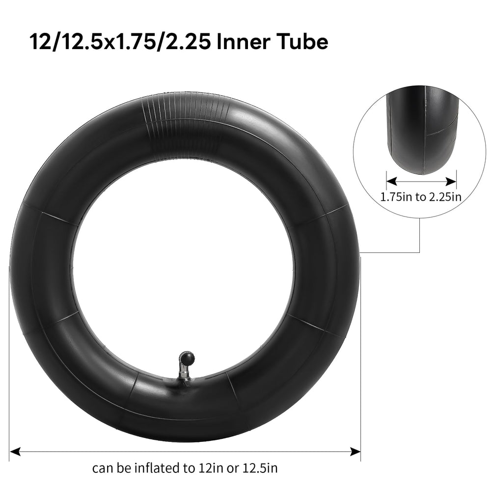 YeYouC inner tube with angled CR202 stem, easy installation on compatible scooters.