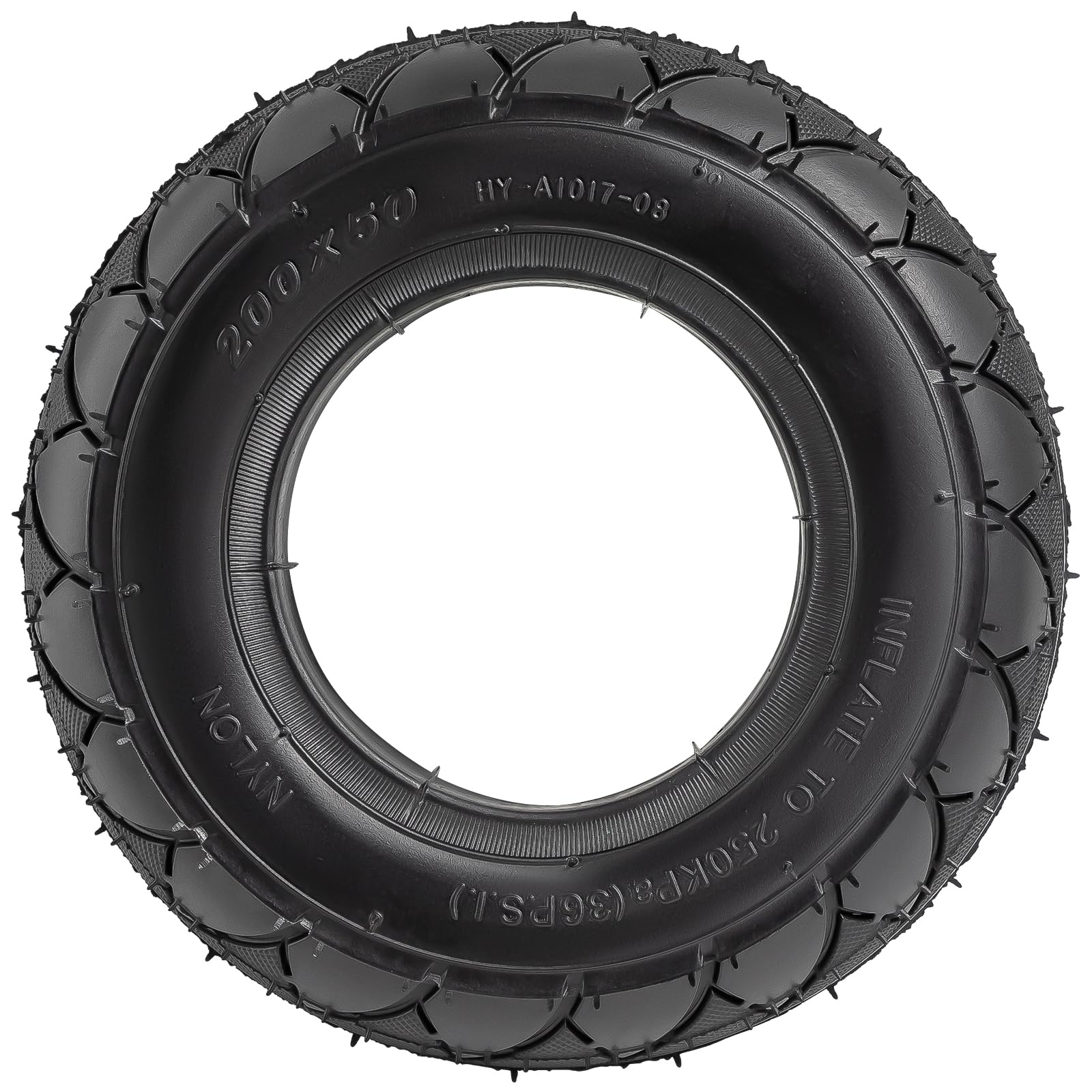 YeYouC tire set packaging includes two tires, tubes, and caps.