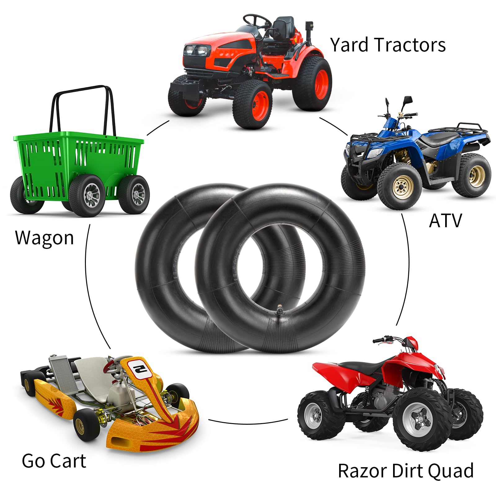 Suitable for 6-inch rims from 4.5 to 6.5 inches