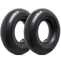 YeYouC heavy-duty inner tube for 16x6.50-8 with TR-87 bent valve enhances air retention
