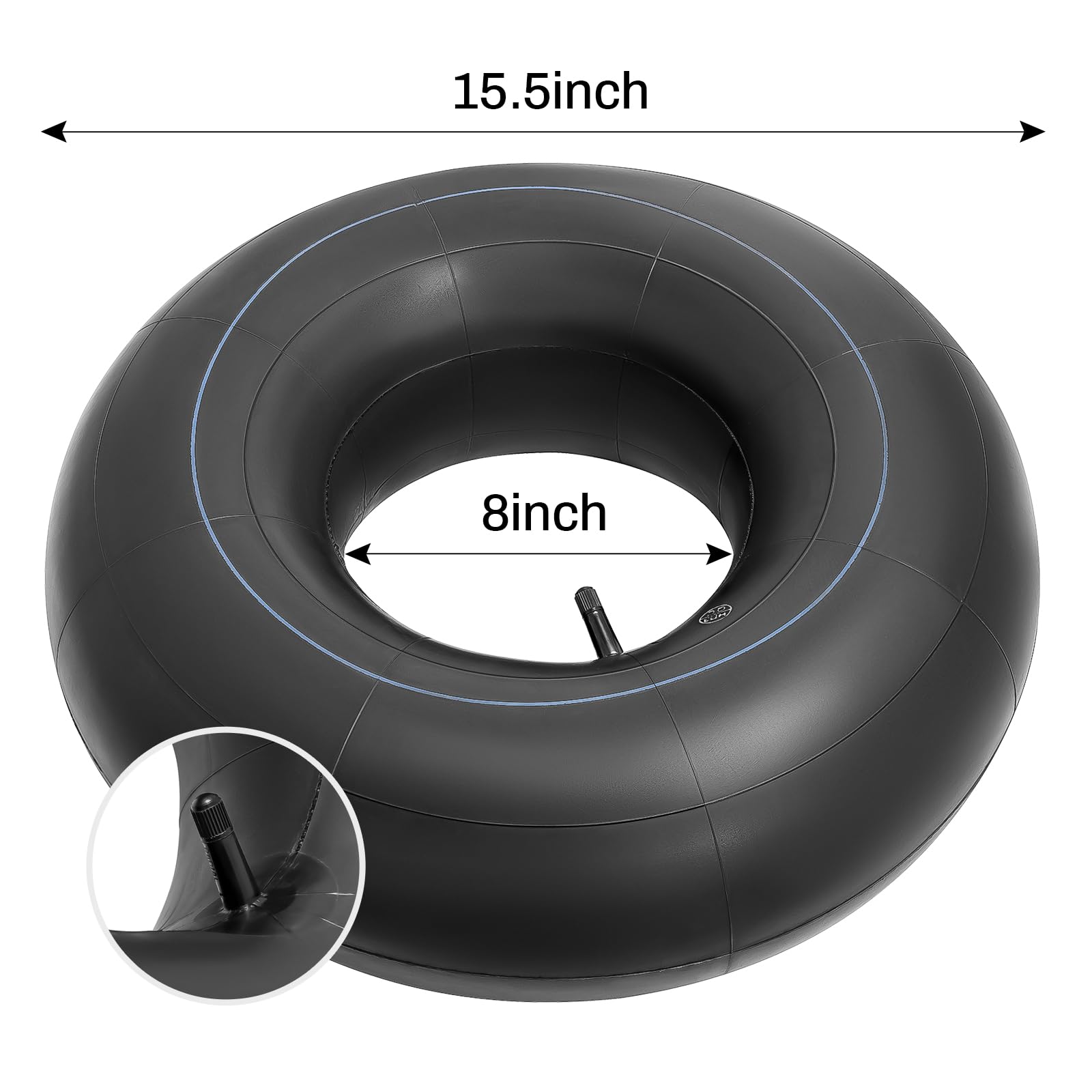 YeYouC 18x9-8 inner tube side view suitable for versatile yard machinery