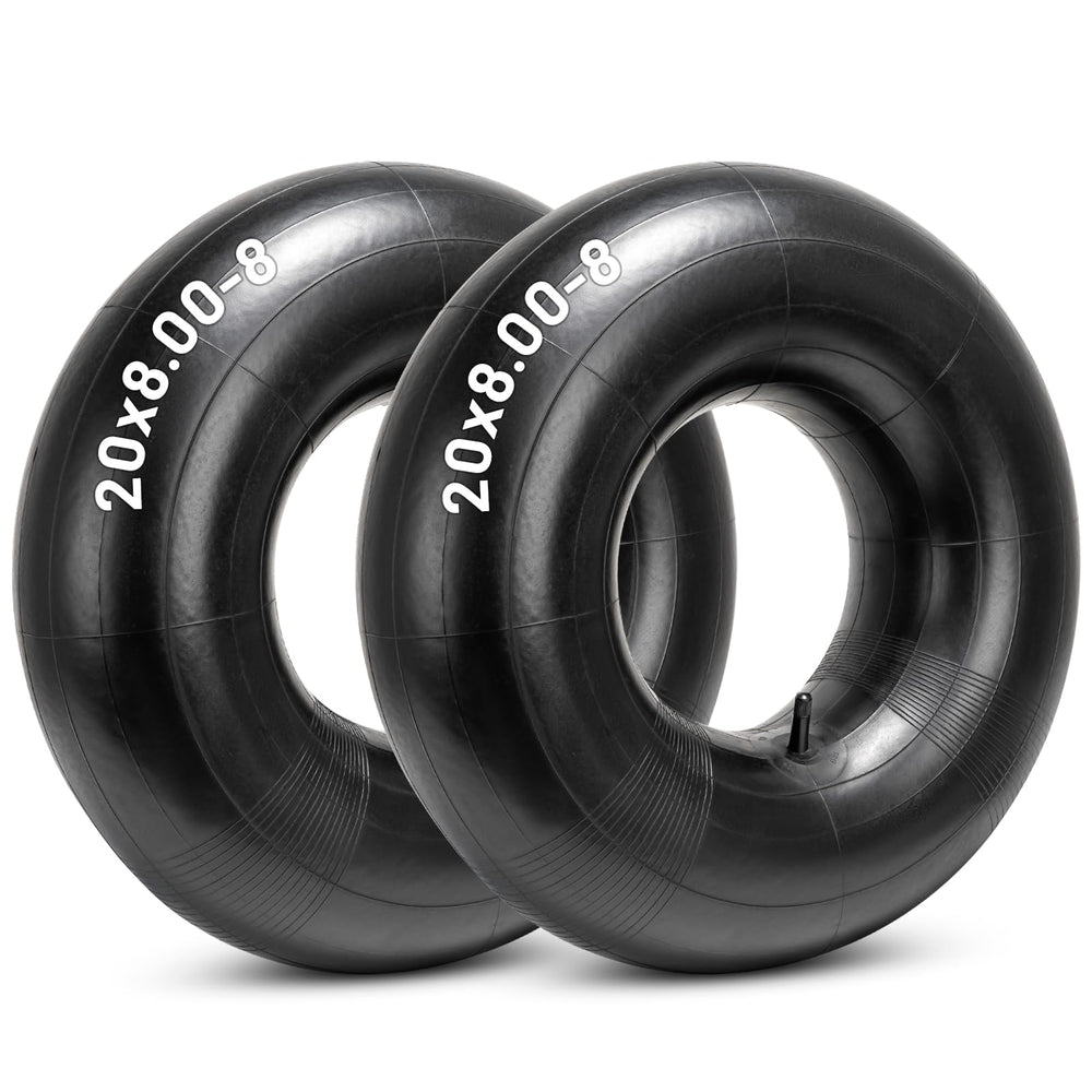 YeYouC heavy-duty 20x8-8 inner tube front view for durable lawn equipment