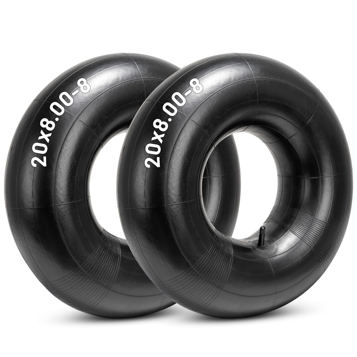 YeYouC heavy-duty 20x8-8 inner tube front view for durable lawn equipment