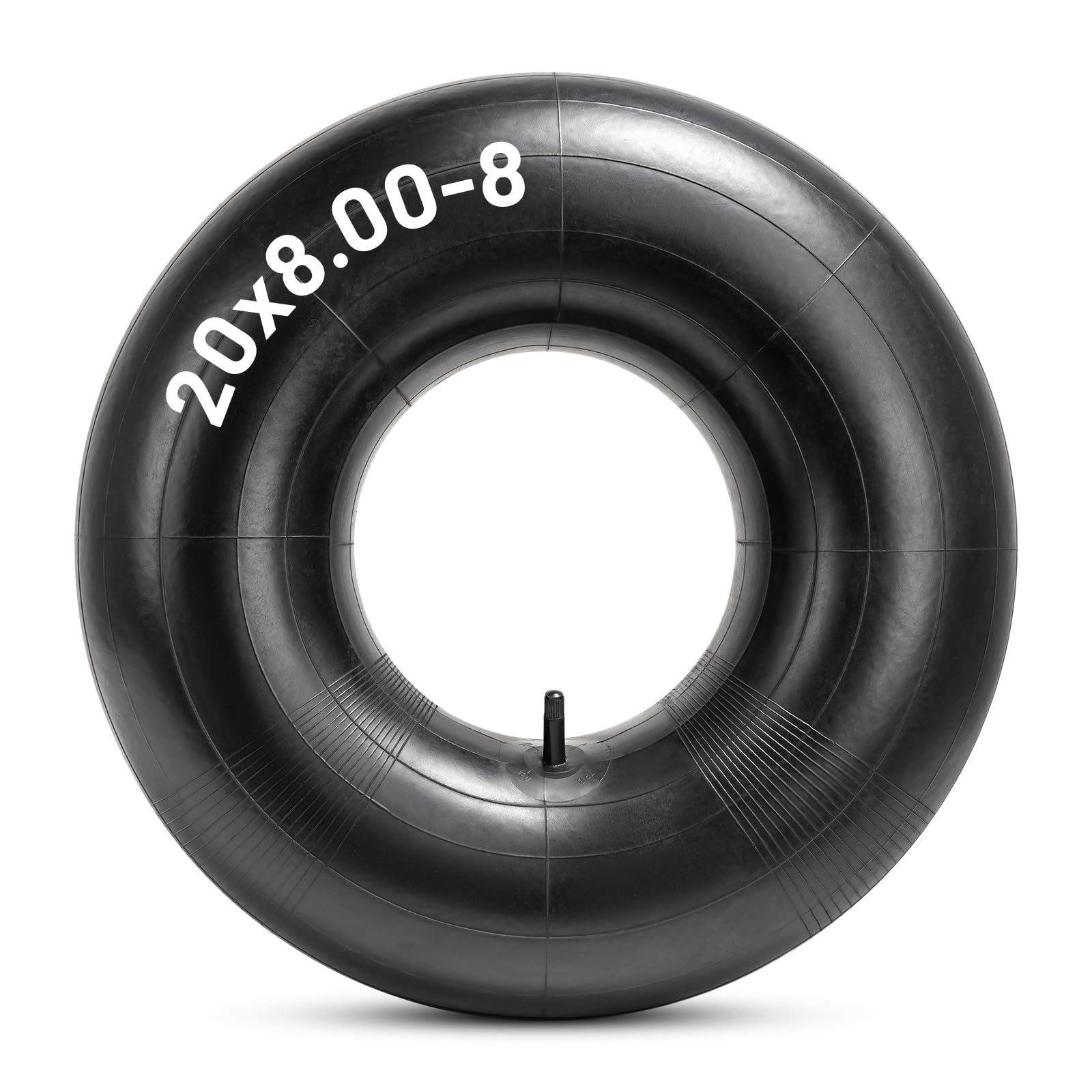 YeYouC heavy-duty inner tube close-up showing TR13 valve for reliable inflation.