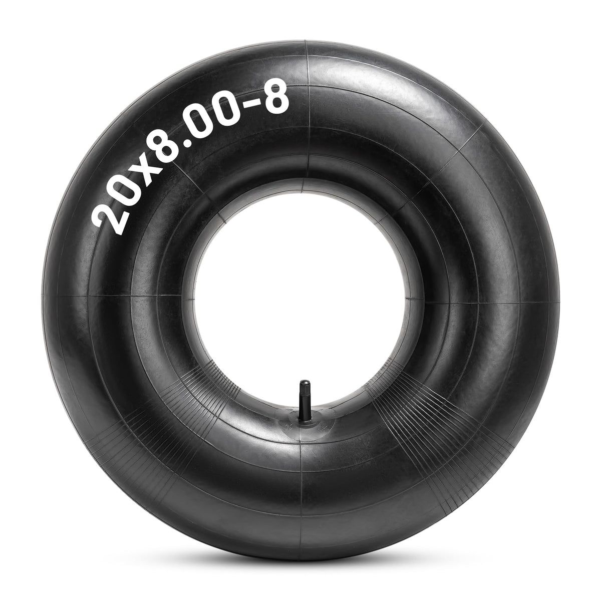 YeYouC heavy-duty inner tube close-up showing TR13 valve for reliable inflation.