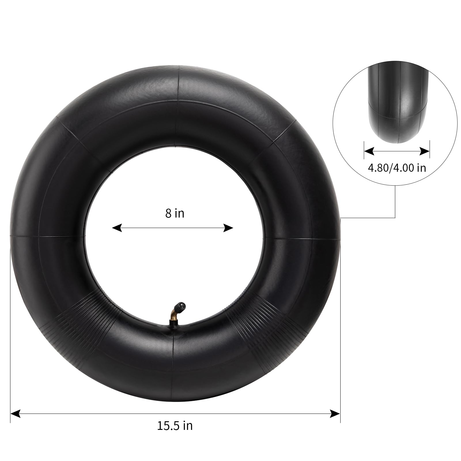 YeYouC multi-use inner tube ready for garden tools and lawn equipment.