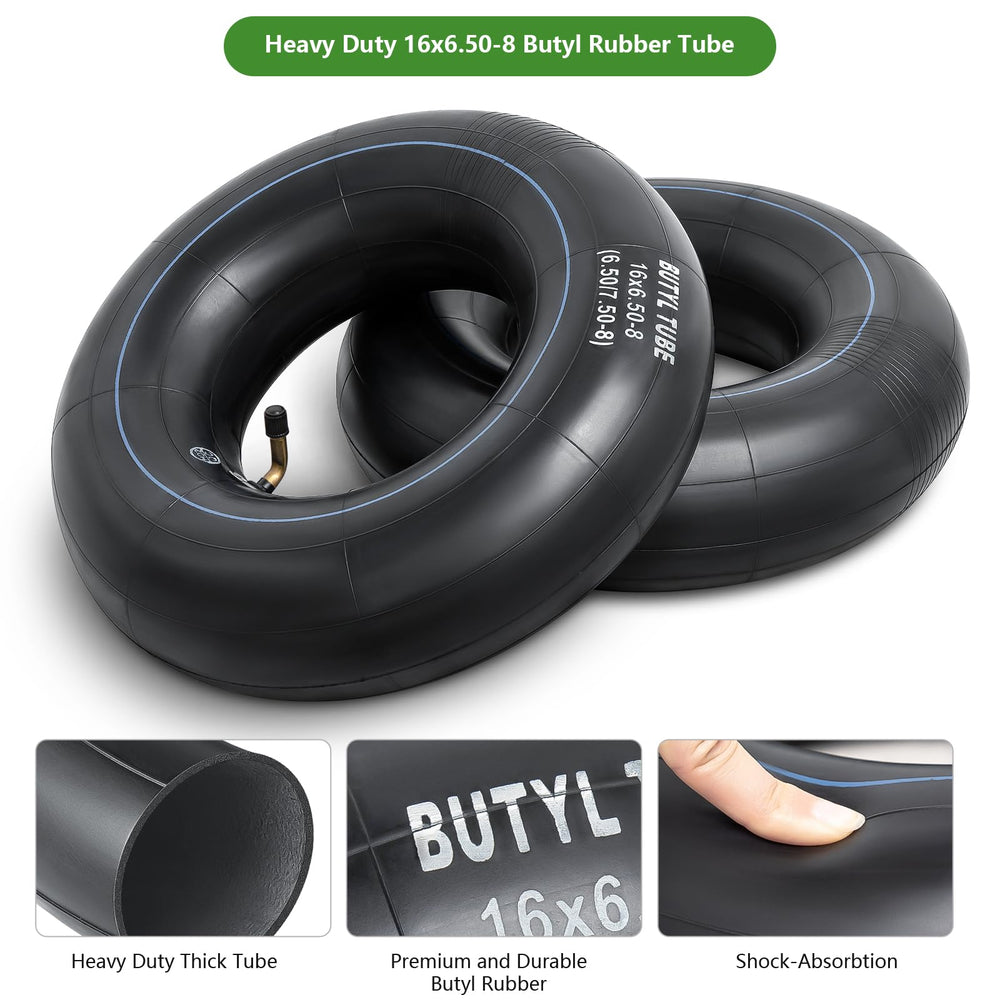 YeYouC pack of 2 inner tubes for lawn mowers and tractors ready to install
