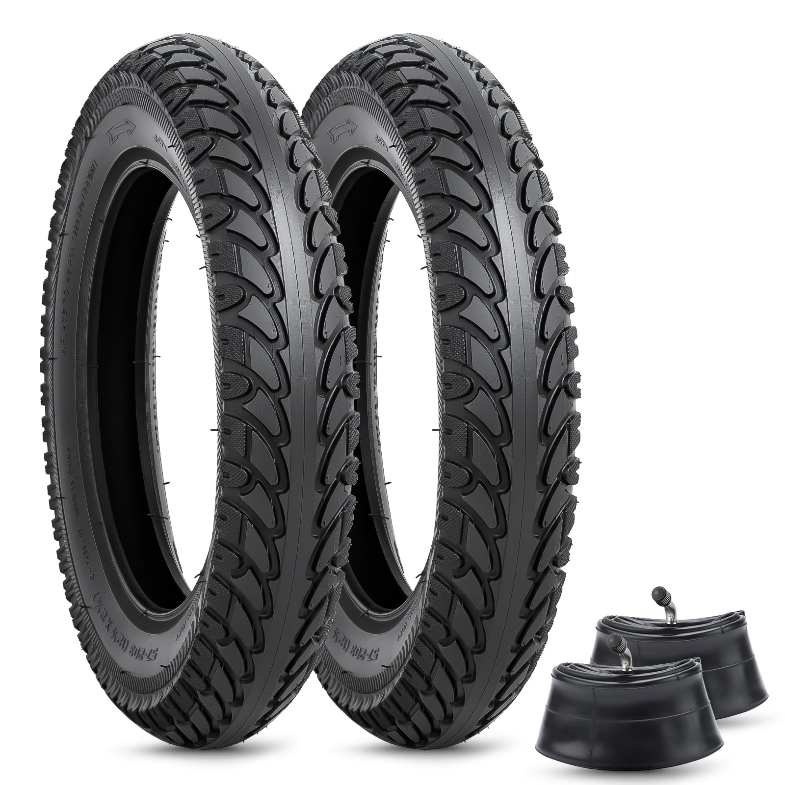 YeYouC replacement tire 12.5x2.25 for enhanced traction on daily rides.