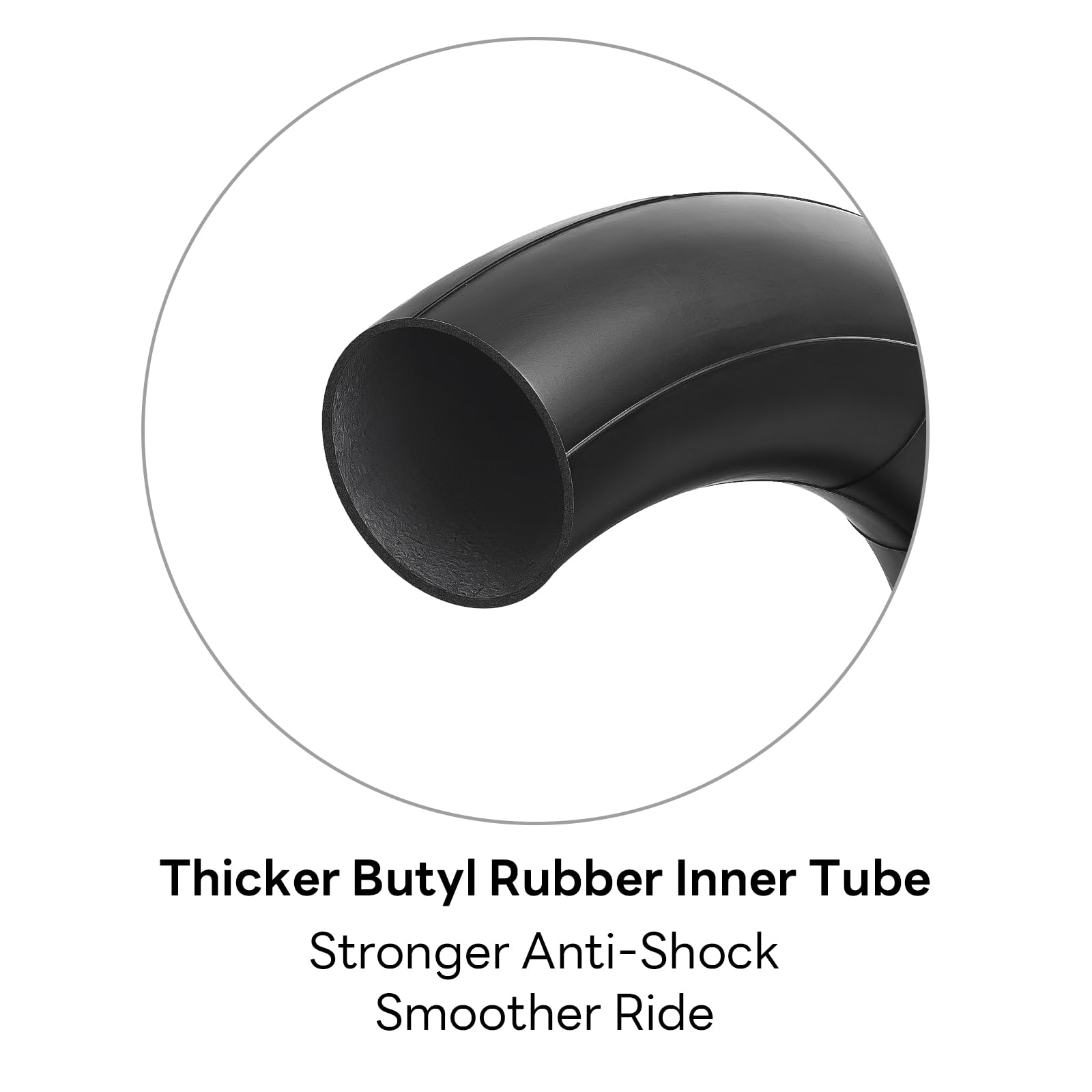YeYouC heavy-duty butyl rubber tube provides strong shock absorption