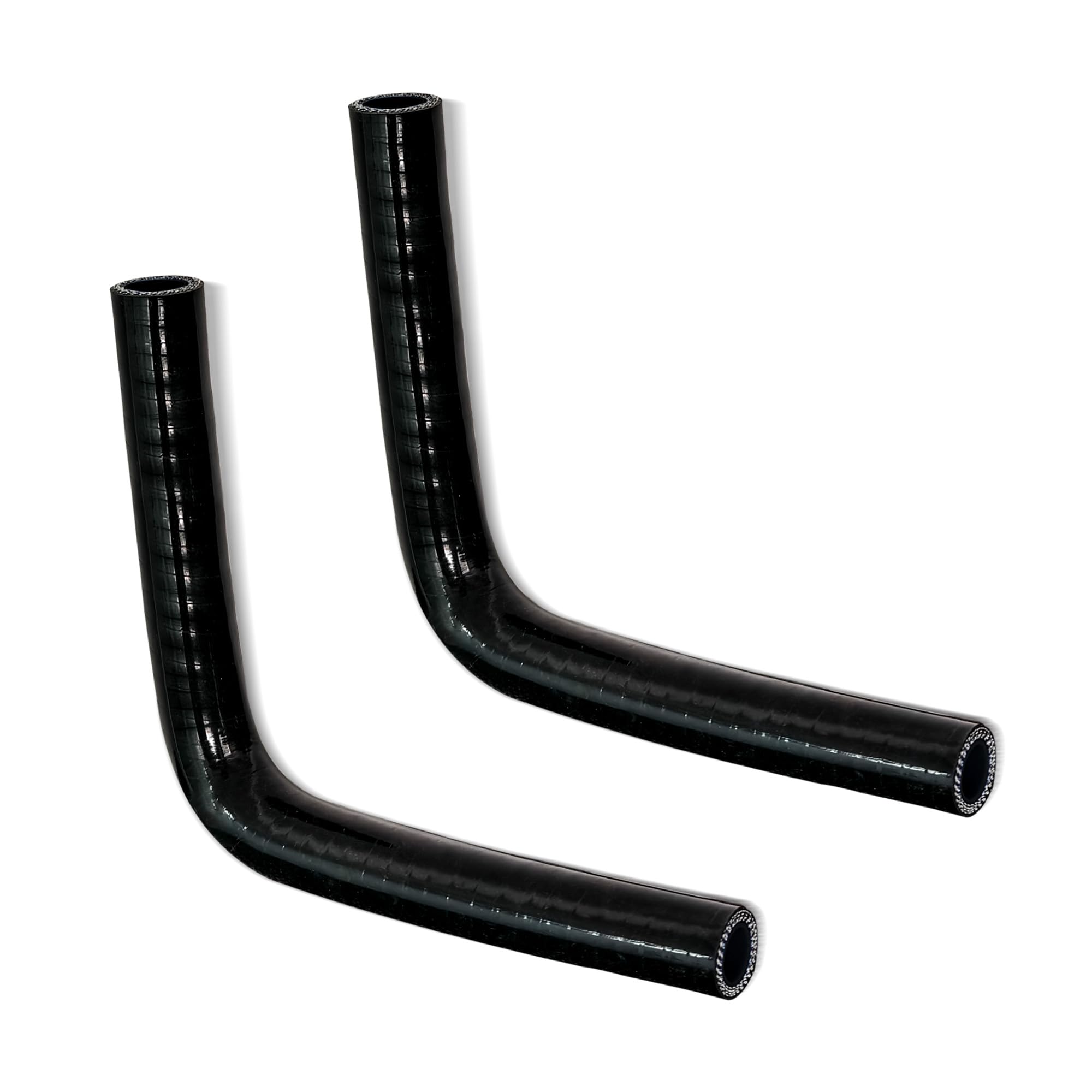 Yecatre 2Pcs 90-degree elbow hoses for tight engine bay routing in action