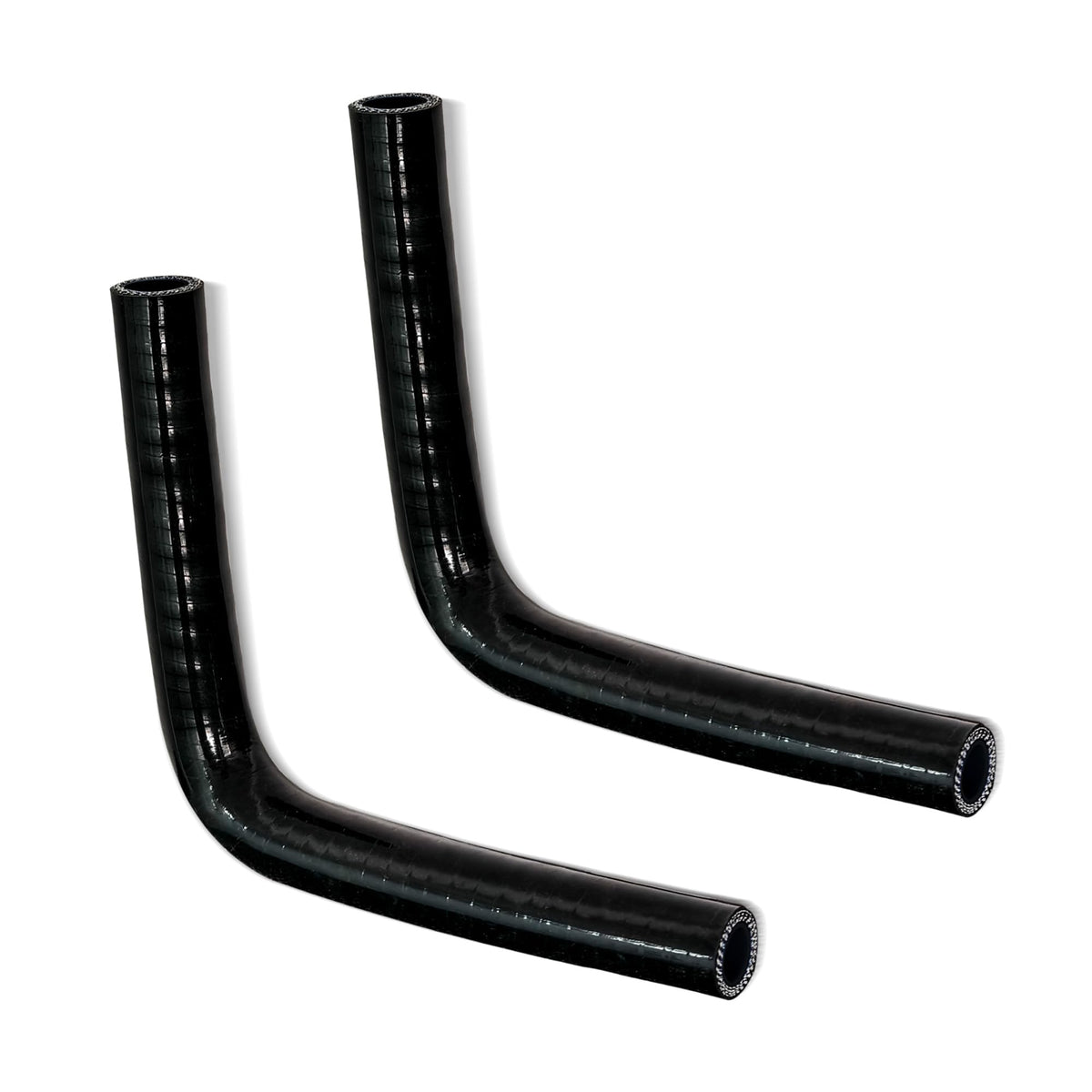 Yecatre 2Pcs 90-degree elbow hoses for tight engine bay routing in action