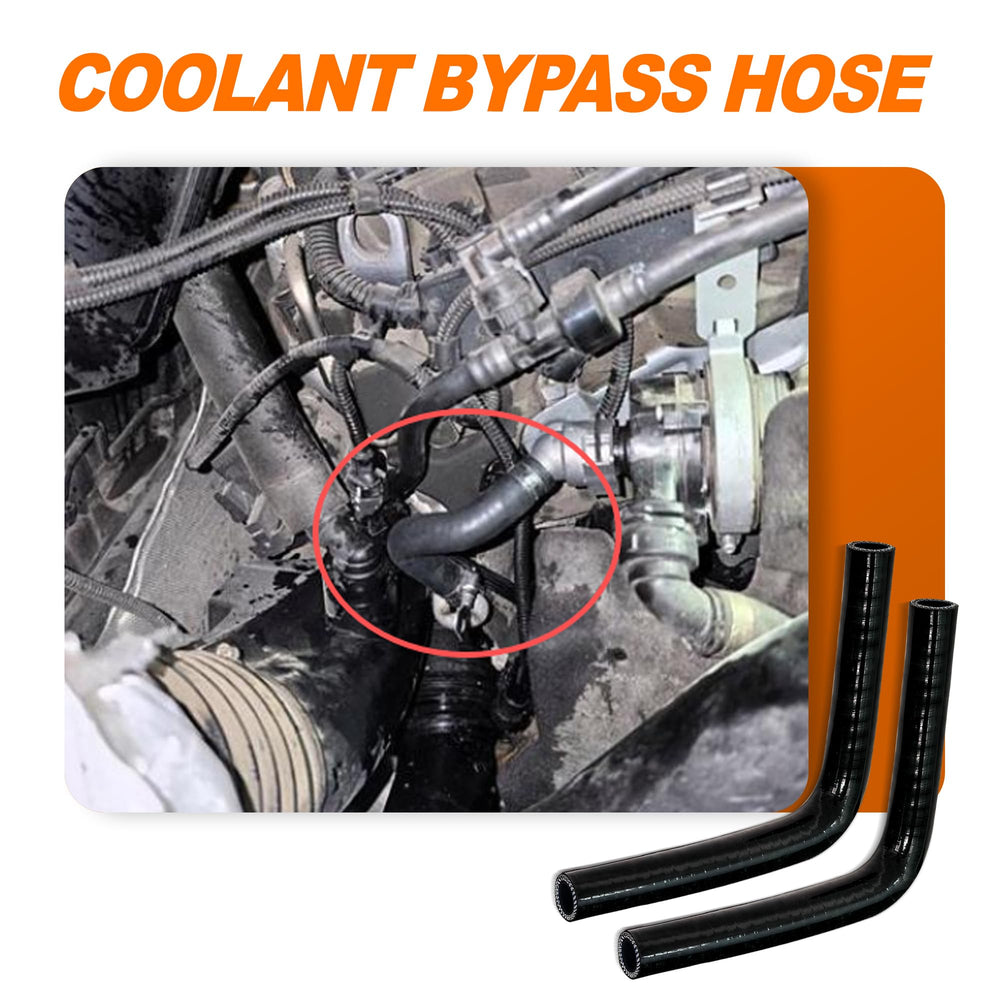 Yecatre matte-black engine hose enhances engine bay aesthetics