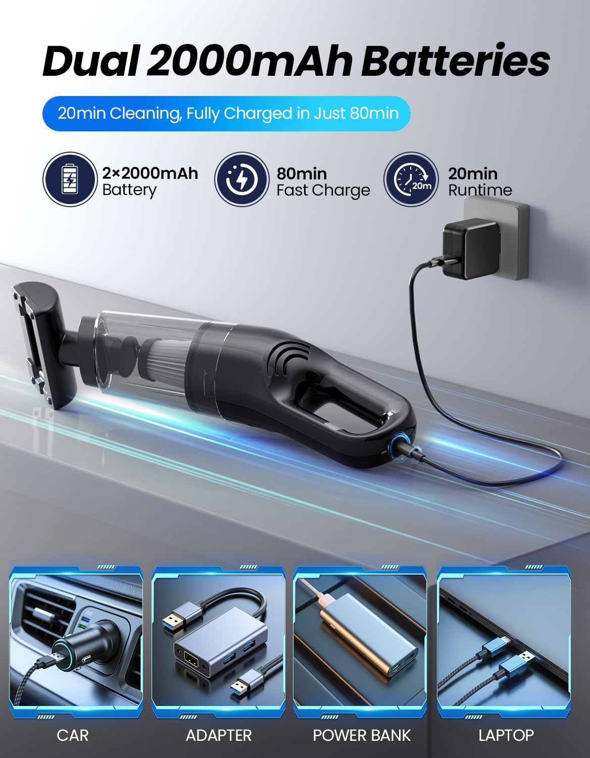 Yedop all-in-one cleaning tool for desks, furniture, and cars.