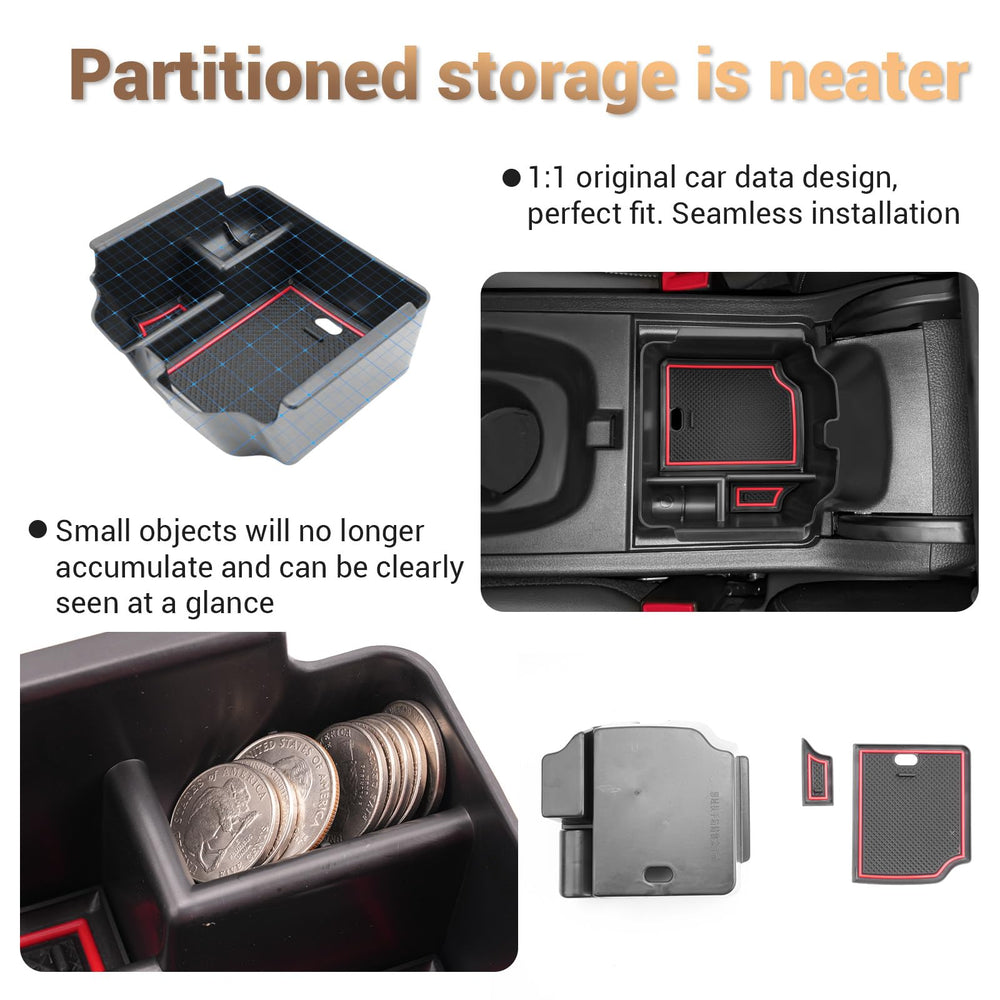 YEE PIN Integra Tray includes non-slip pads to keep items in place.