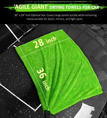 YeewayVeh Agile Giant towel reaches wheel wells and tight gaps with precision.