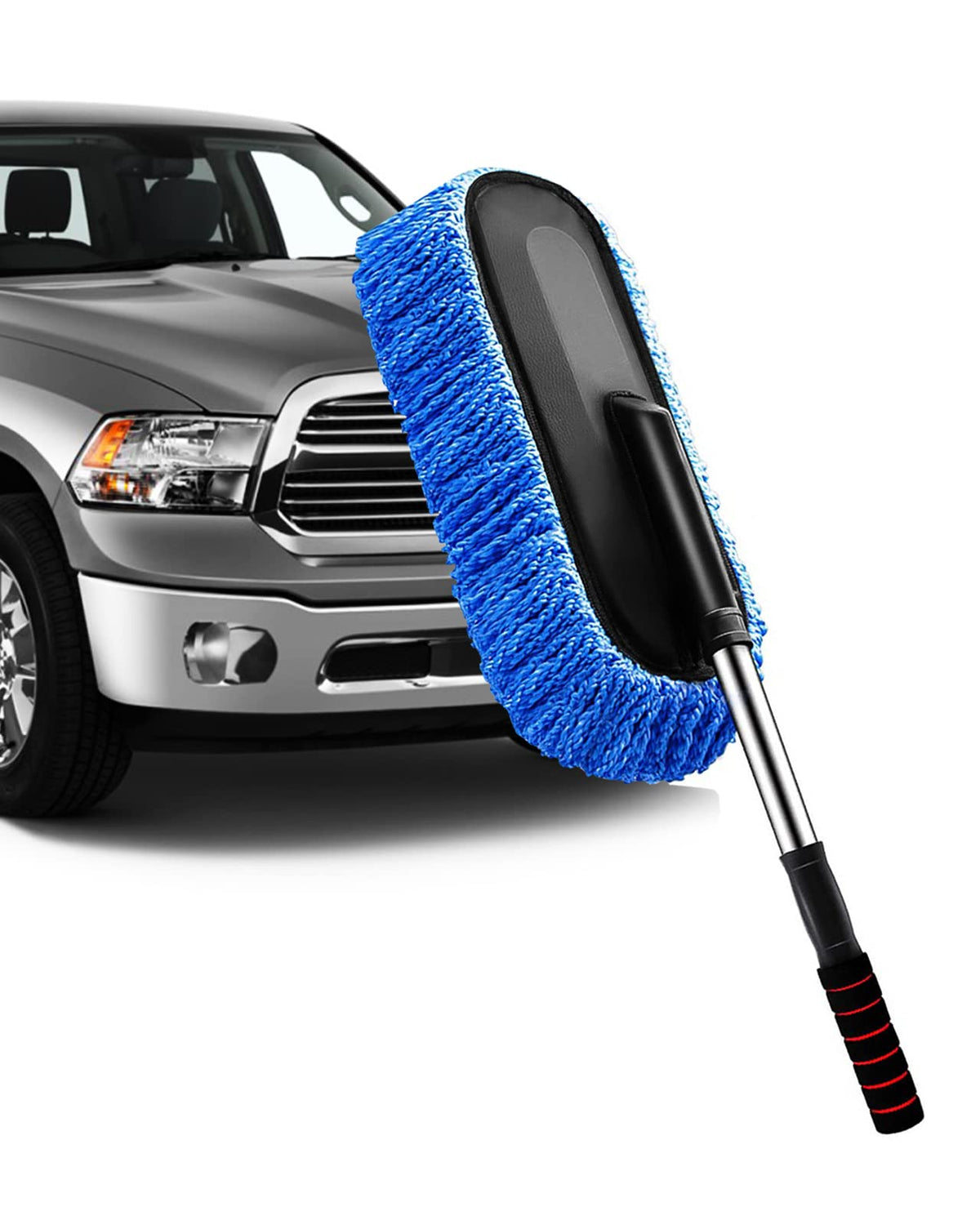 YeewayVeh car duster with scratch-free microfiber bristles for safe dust removal.