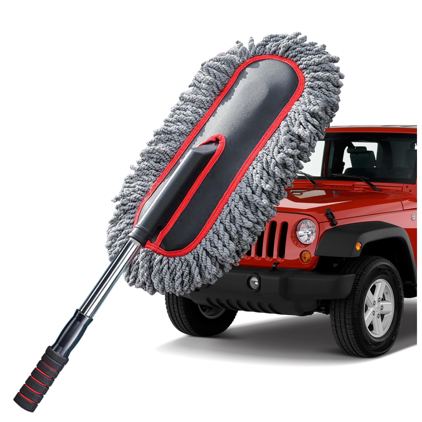 YeewayVeh car duster scratch-free microfiber cleans exterior surfaces safely.