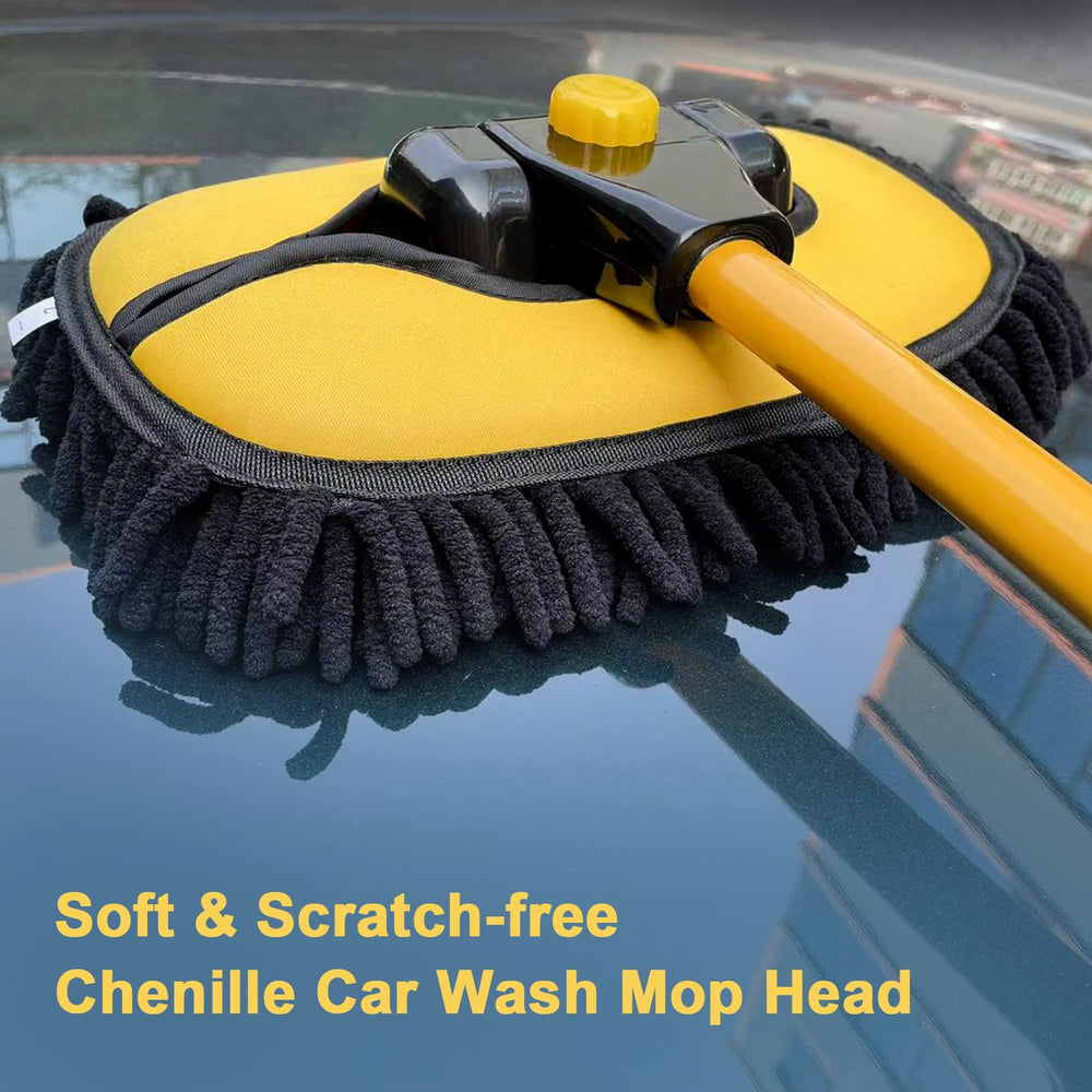 YeewayVeh car wash kit in yellow for easy visibility and storage.