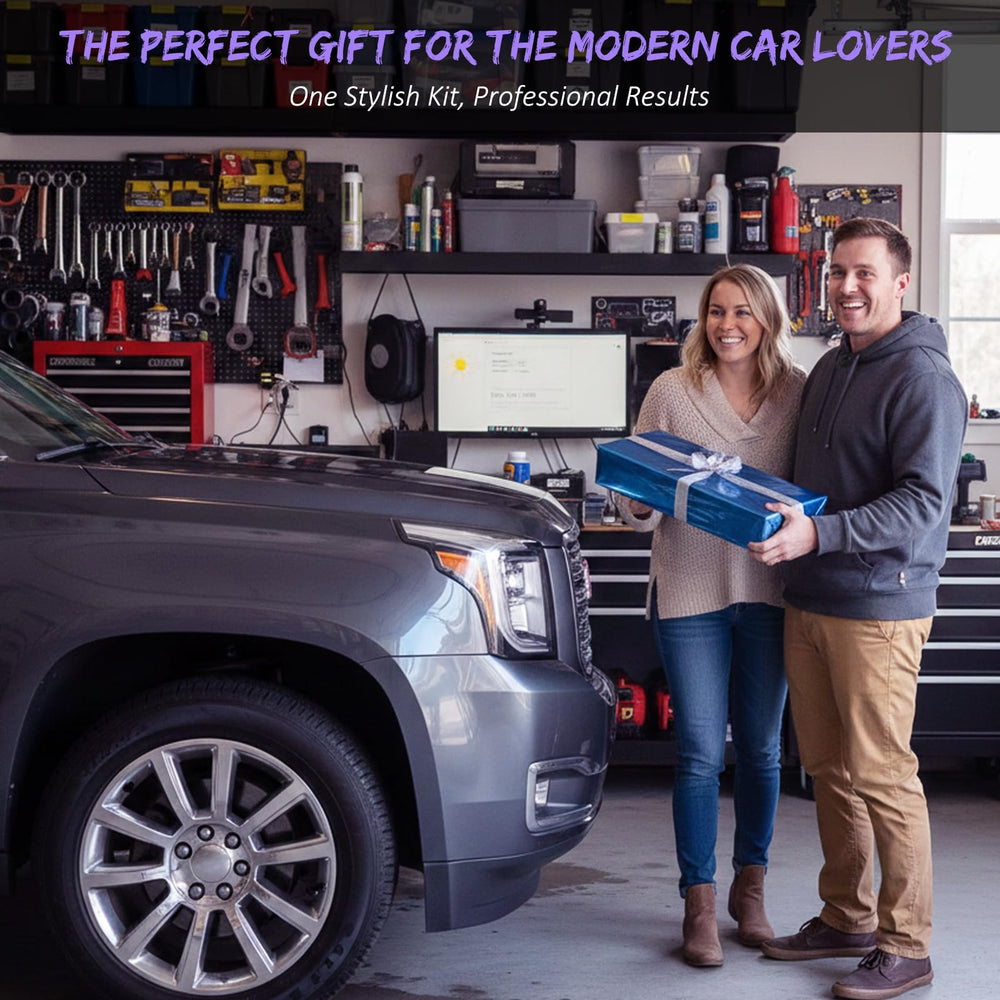 YeewayVeh purple colored detailing kit enhances car care routine