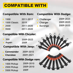 YEHERIT 5.7 exhaust manifold bolts right view, reliable fit for performance.