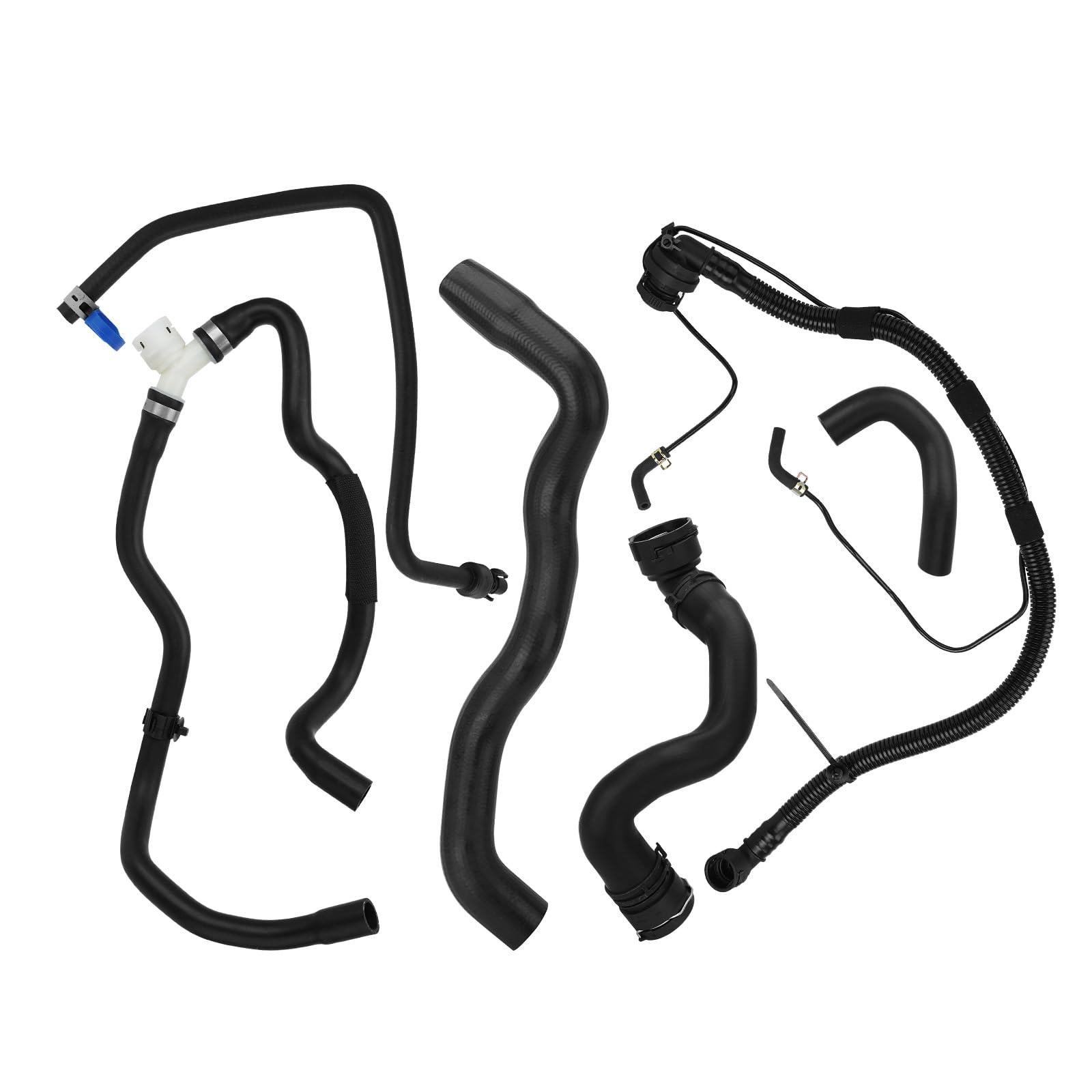 YEHERIT 6-piece radiator hose kit for Cruze laid out for replacement