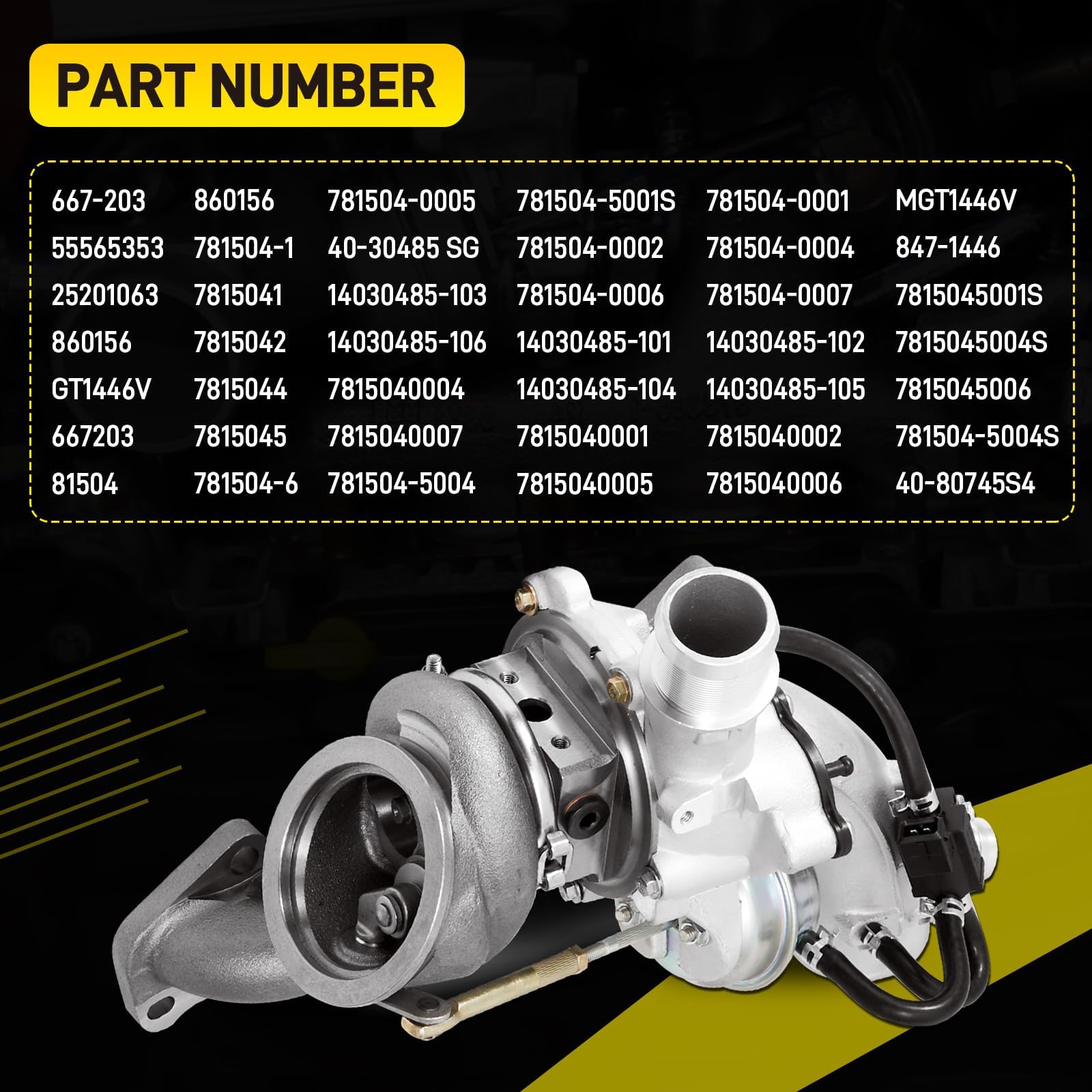 YEHERIT 667-203 intercooler bypass valve detail supports efficient boost control