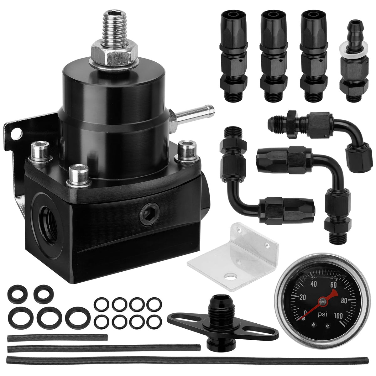 YEHERIT adjustable EFI regulator close-up for precise fuel pressure control