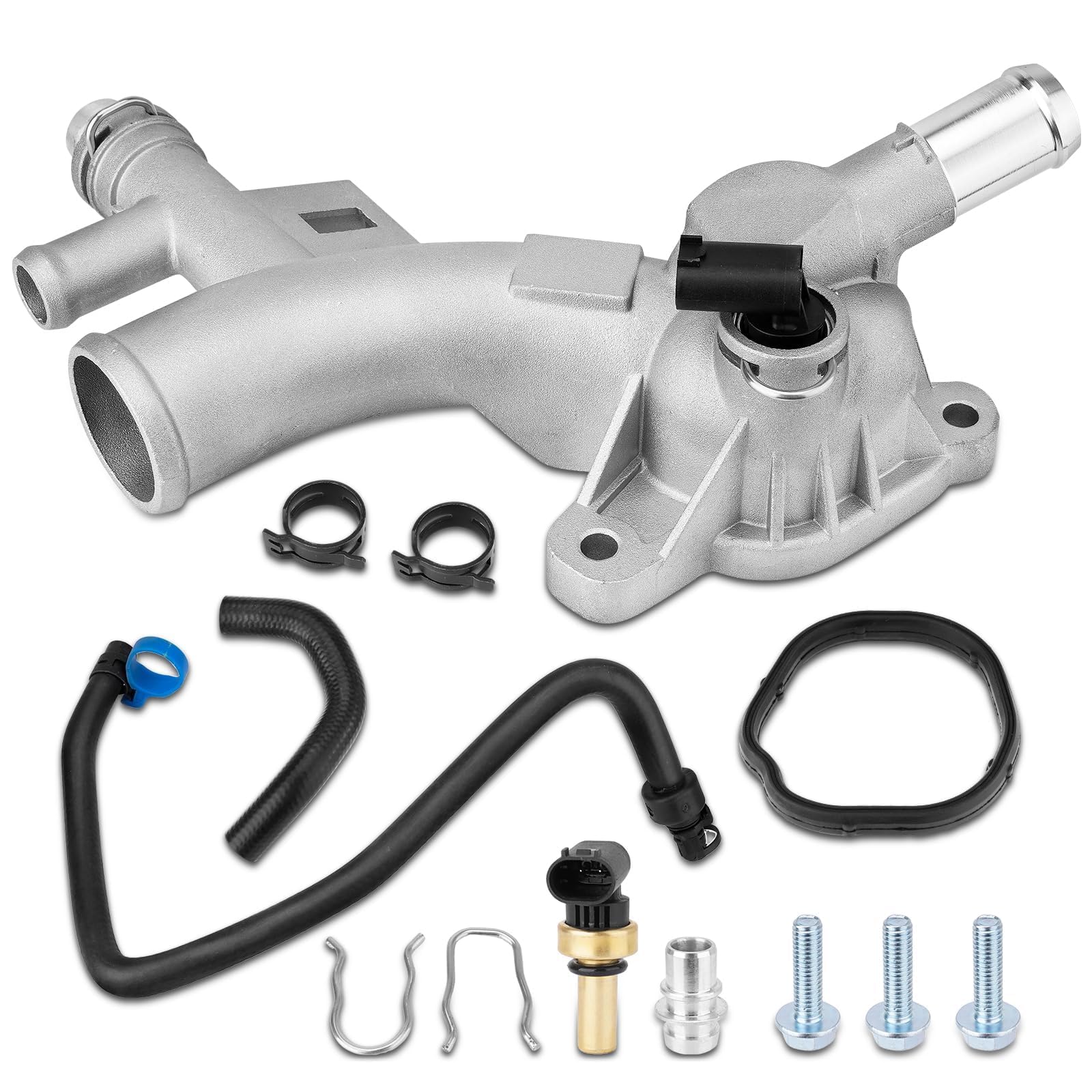 YEHERIT aluminum coolant housing water outlet for 1.4L engines, durable and reliable