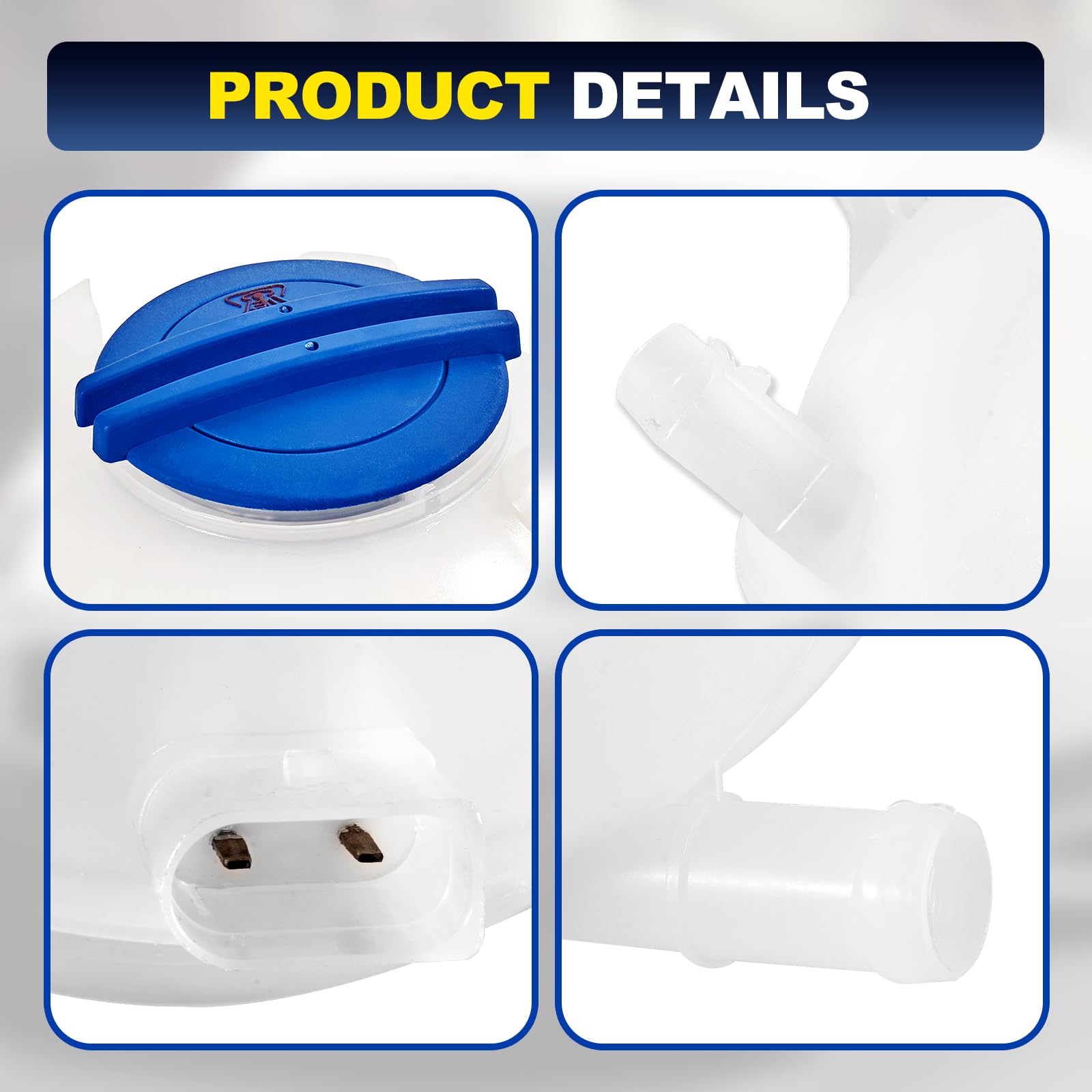 YEHERIT coolant tank compatible with Audi and VW models across generations.