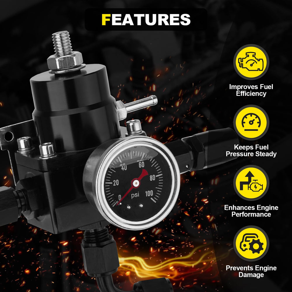 YEHERIT bypass return design ensuring stable fuel pressure