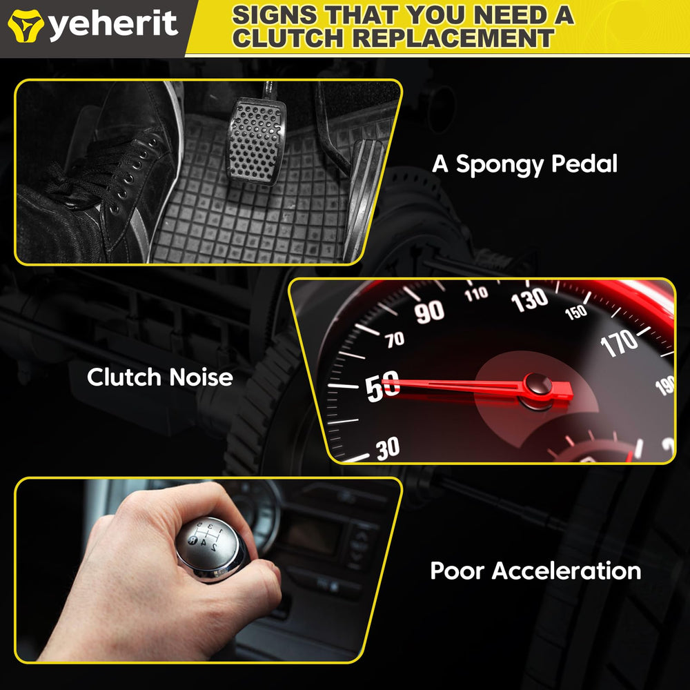 YEHERIT clutch kit includes warranty card for peace of mind